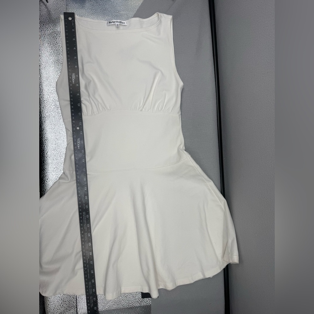 Reformation White Sleeveless Midi Dress - Picture 9 of 9